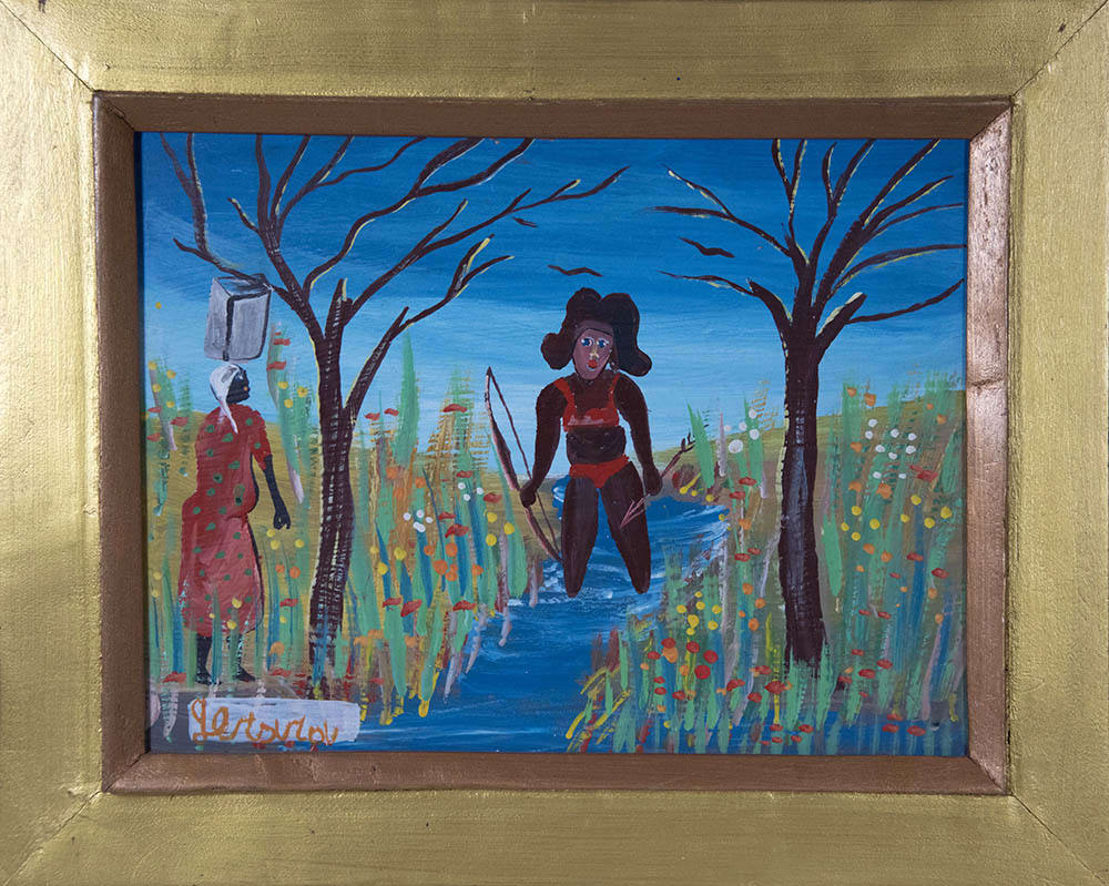 Girl With Bow and Arrow by Gerard Fortune, Image 1.