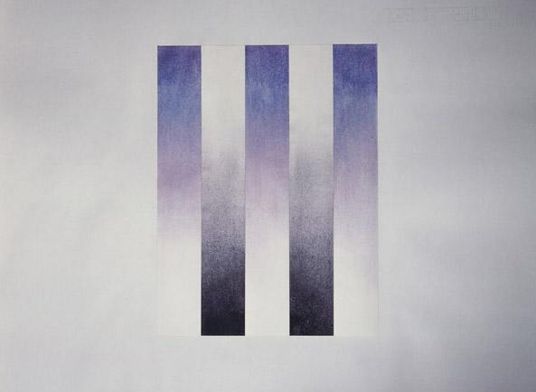 Moonrise (Blue Grey 5) by Madelin Coit 