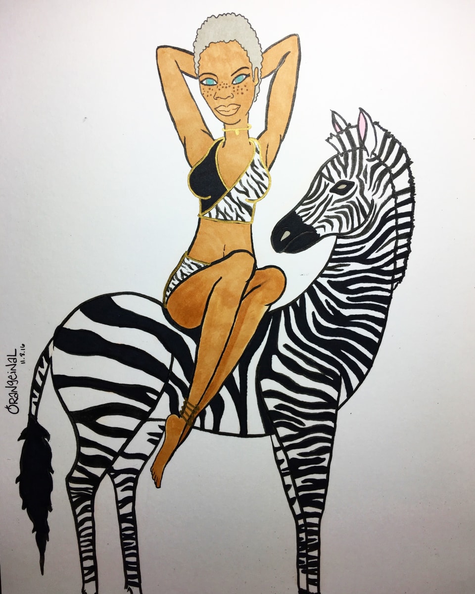 Animal Print - Zebra by Sarah Quildon, Image 1.