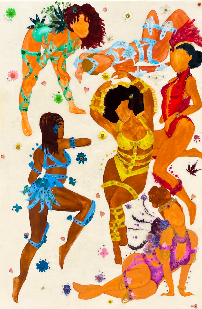 Carnival Tabanca by Sarah Quildon  Image: A recreation of my original piece 'What a Bam Bam' circa 2017.