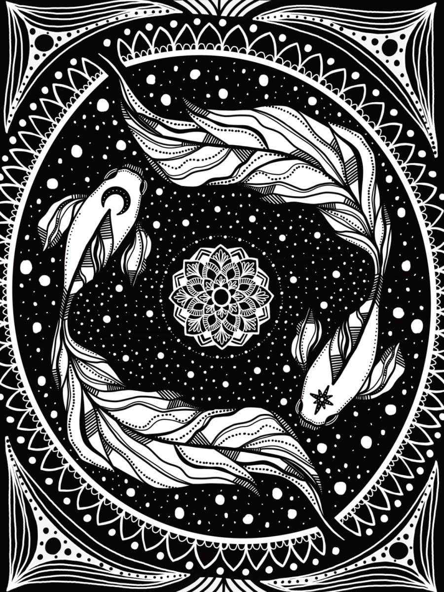 Pisces by Rising Moon Studio 