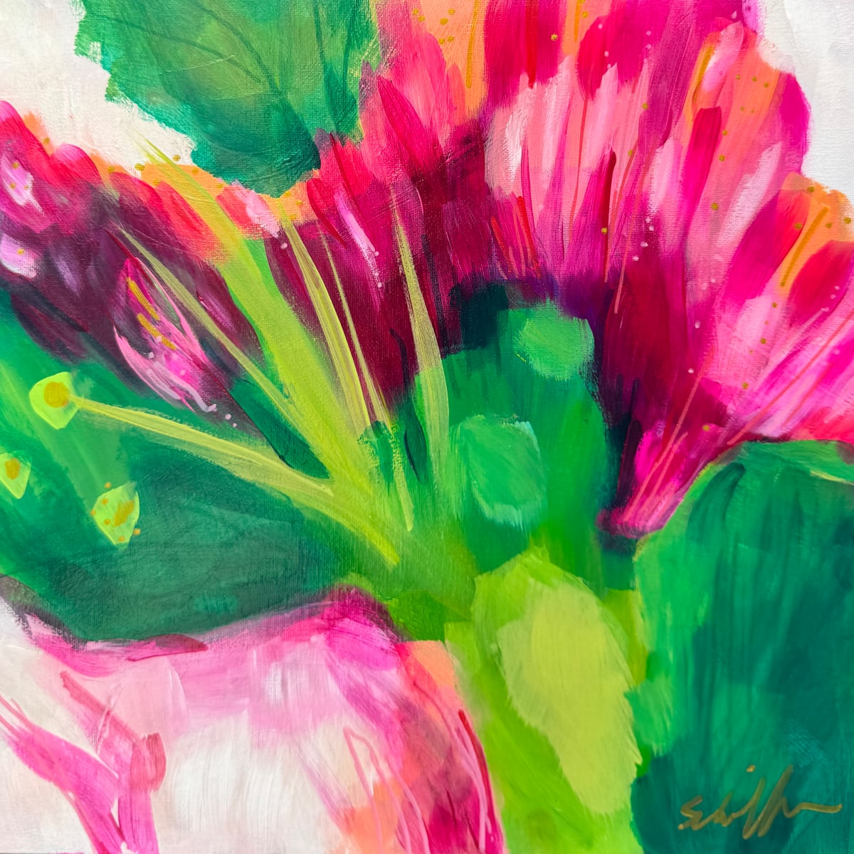 Pink Petals by Rising Moon Studio 