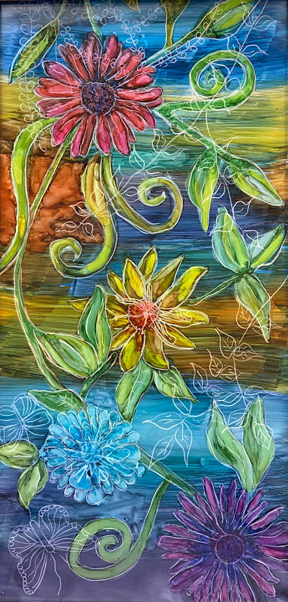 Daisy Doodles by Denise Mineau 