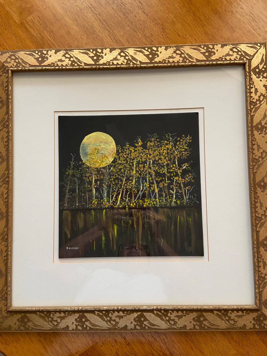 On Golden Pond by Denise Mineau  Image: Beautifully framed original ready to hang