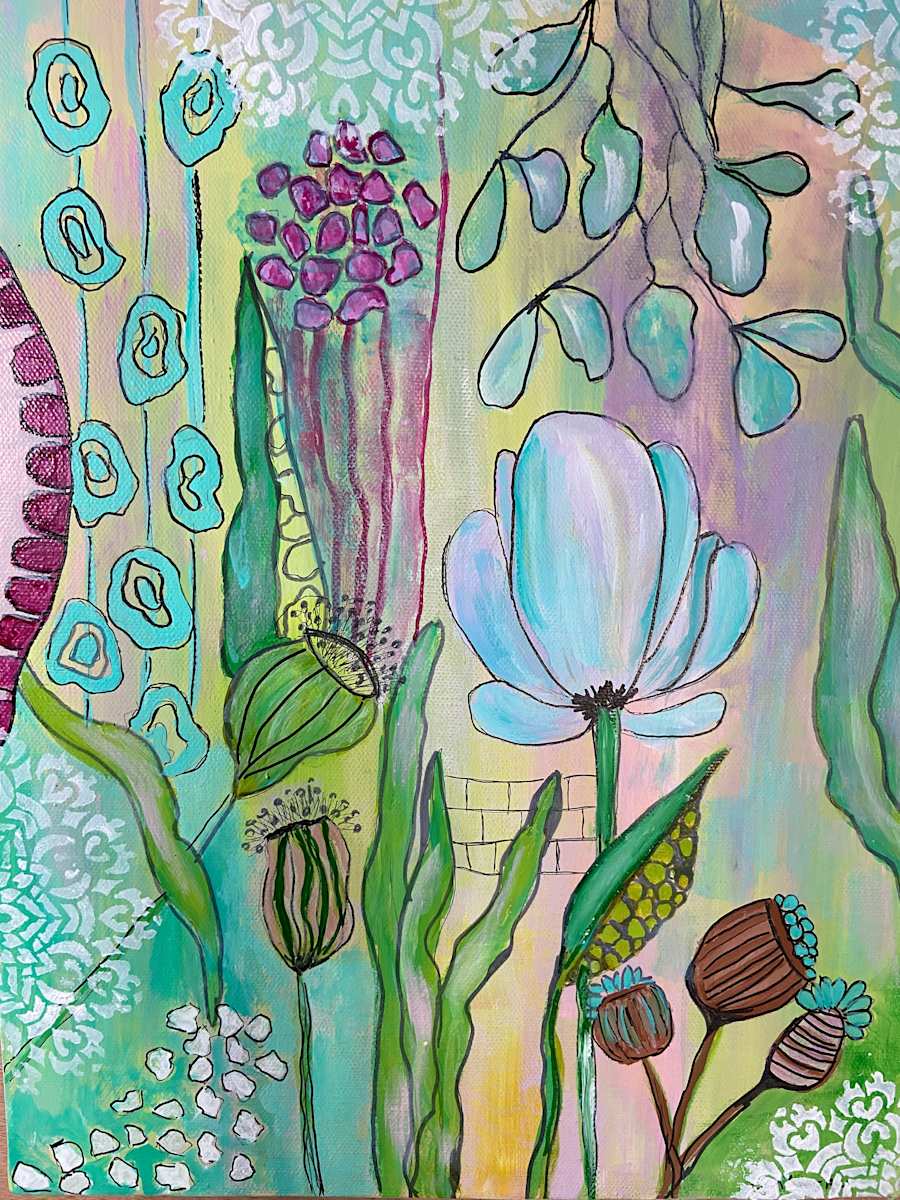 Sweetness by Denise Mineau  Image: Sweetness is a new original painting in soft acrylic colors and comes on thick gallery canvas ready to hang.
