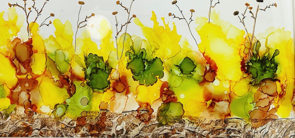 Spring Fever by Denise Mineau  Image: Frmed original ready to hang