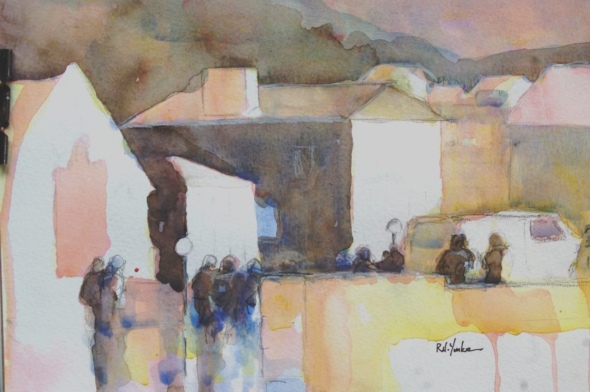 Busy Corner by Robert Yonke 