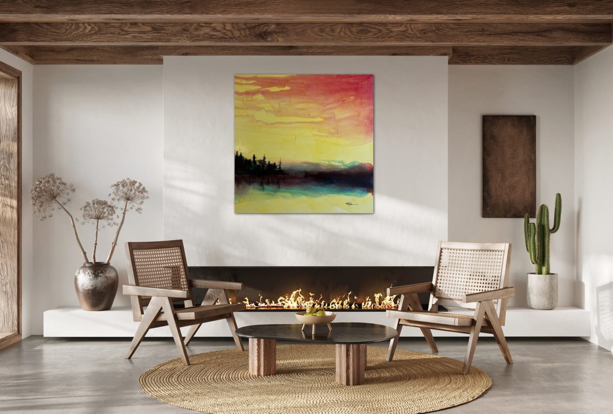 "Evening Sky" In Situ by Robert Yonke, Image 1.