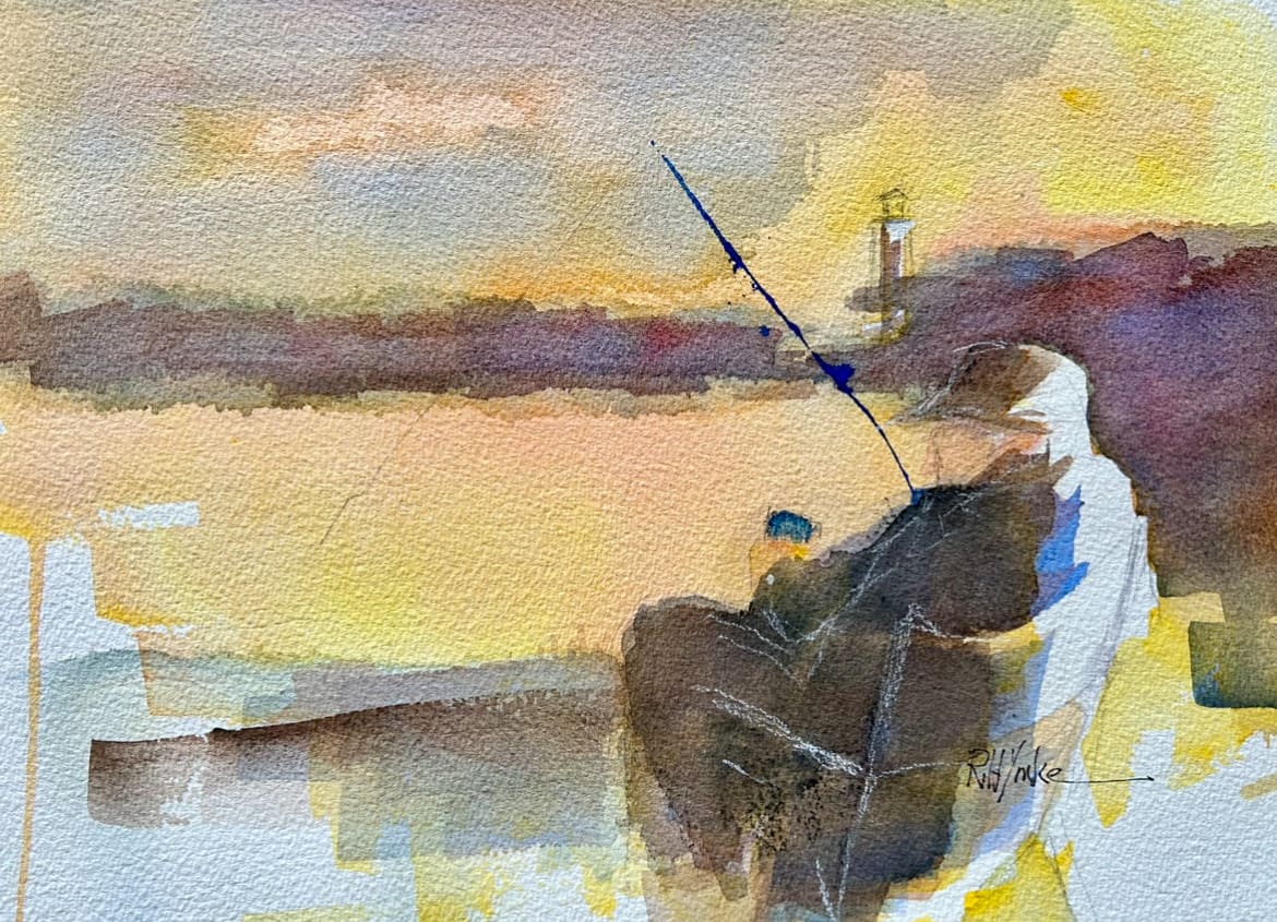 Cat Fishin' by Robert Yonke 