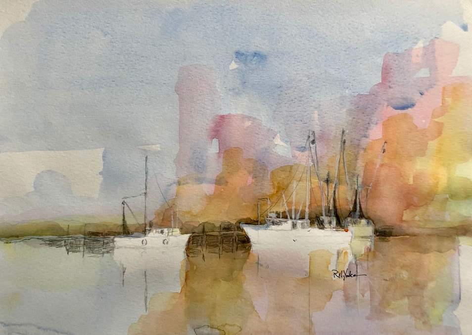 Lowcountry Shrimpers by Robert Yonke, Image 1.