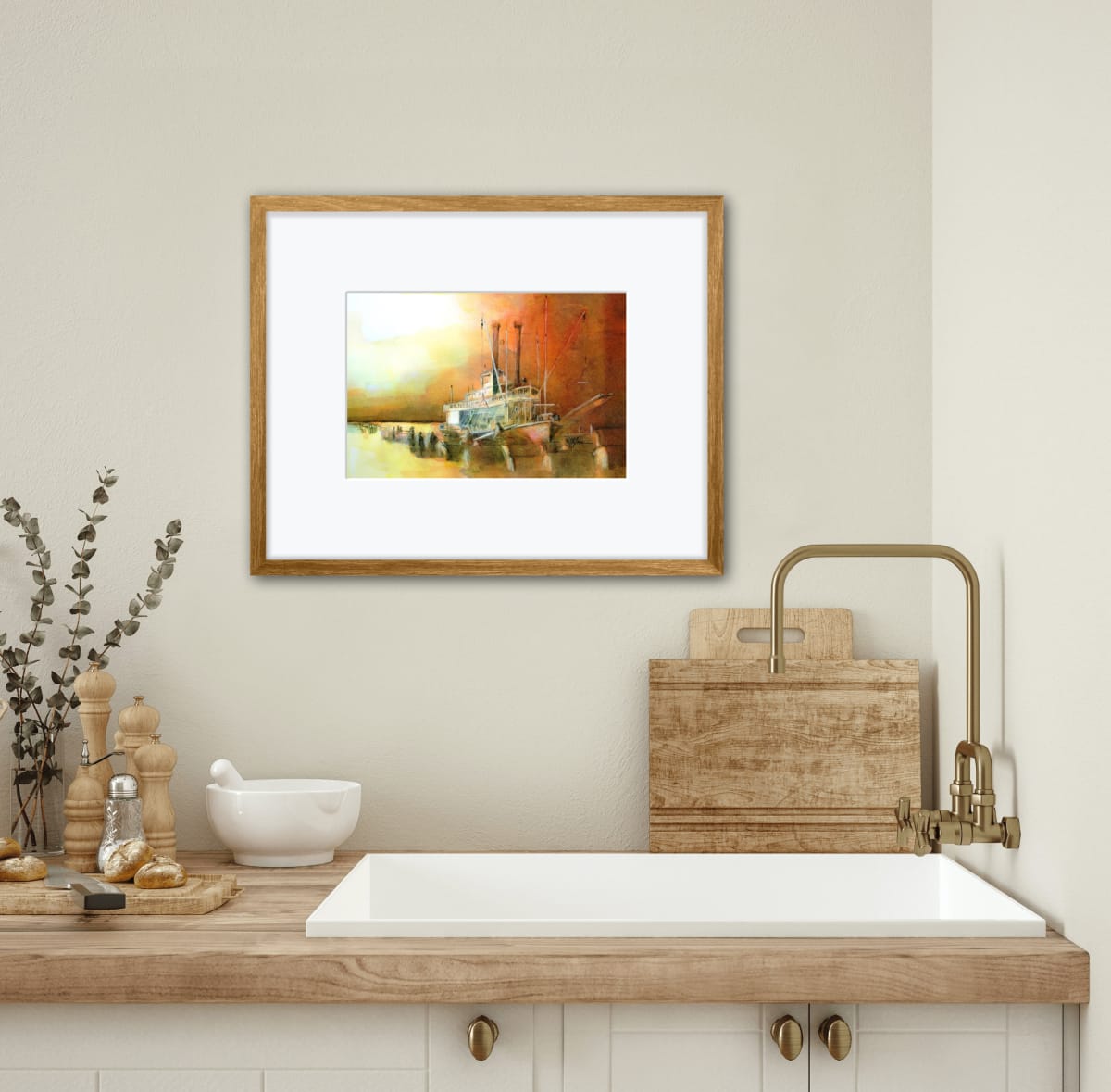 Natchez by Robert Yonke  Image: Original Sold - Available in fine art prints and cards