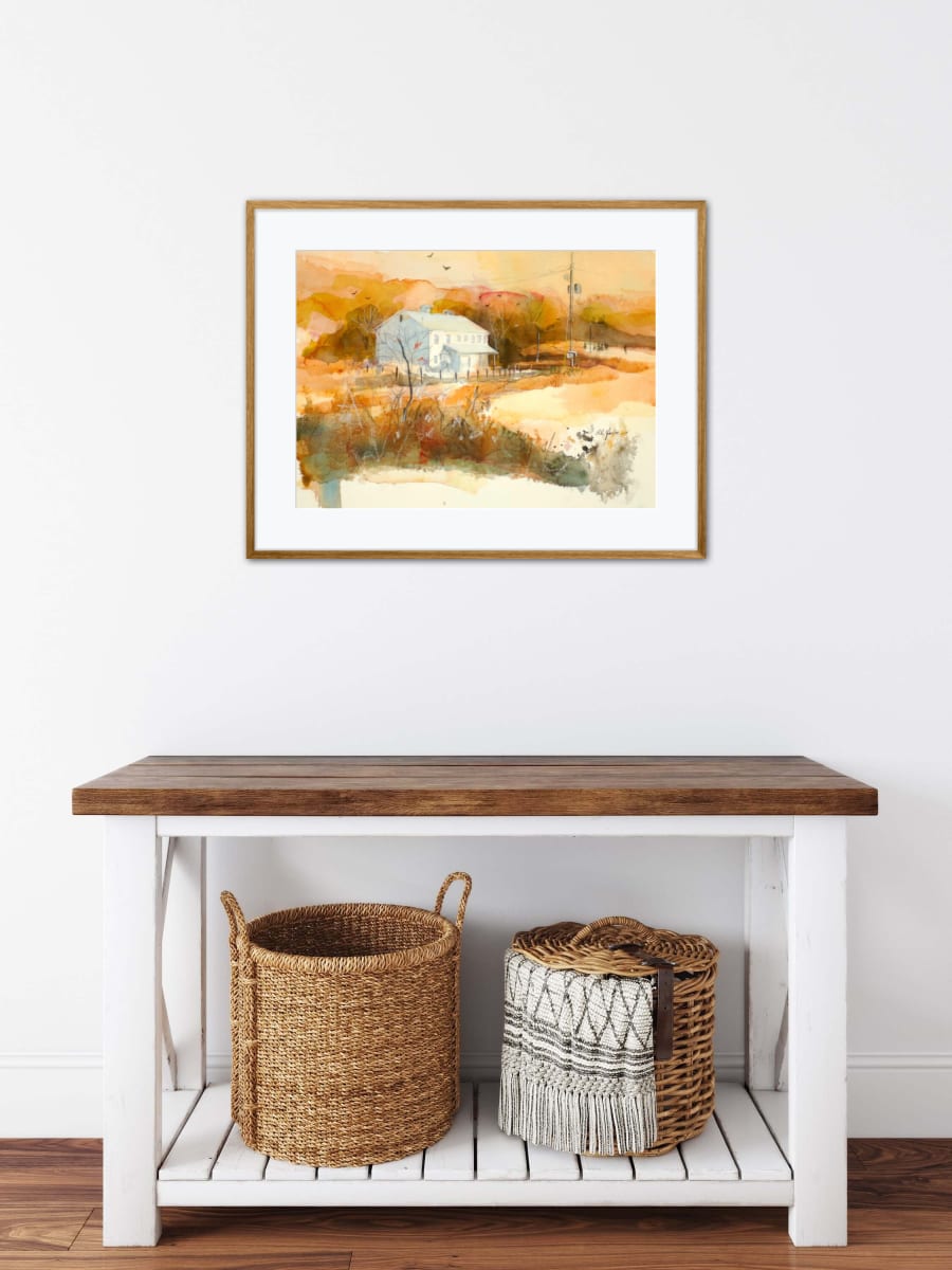 Stanton's Mill in Fall - Prints and Cards by Robert Yonke, Image 1.