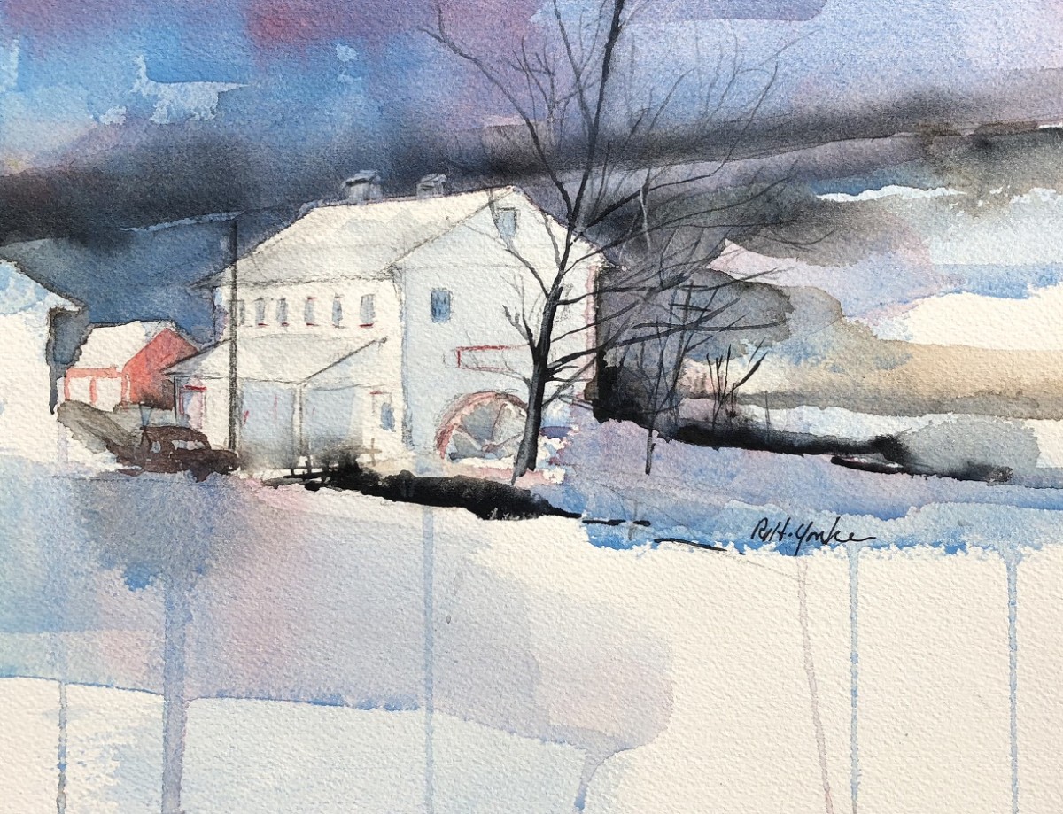 Stanton's Mill in December by Robert Yonke 