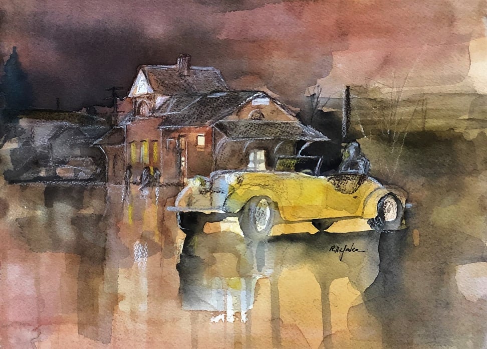 Waiting for the Train by Robert Yonke, Image 1.