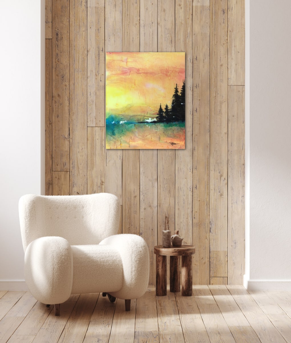 White Barn by Robert Yonke  Image: "White Barn" in situ 