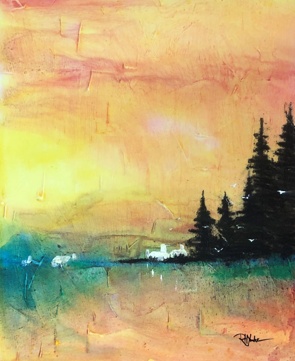 White Barn by Robert Yonke 