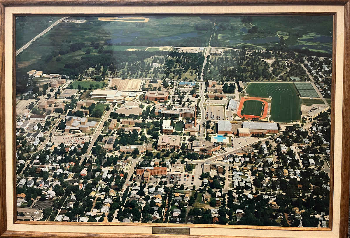 Sky View of University of Wisconsin La Crosse Campus by R. W. Stanford 