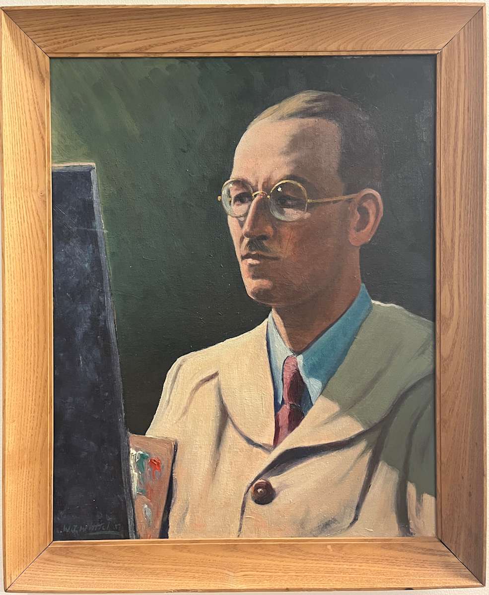 Walter J. Wittich Self Portrait - 52 Years Old by Walter J. Wittich 