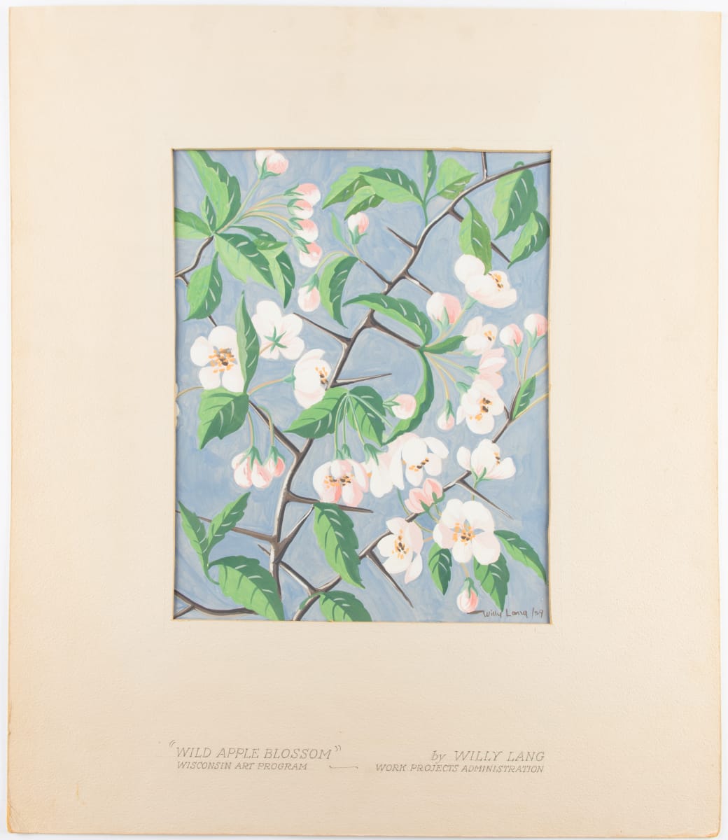 Wild Apple Blossom by Willy Lang  Image: Willy Lang, Wild Apple Blossom, 1938-39