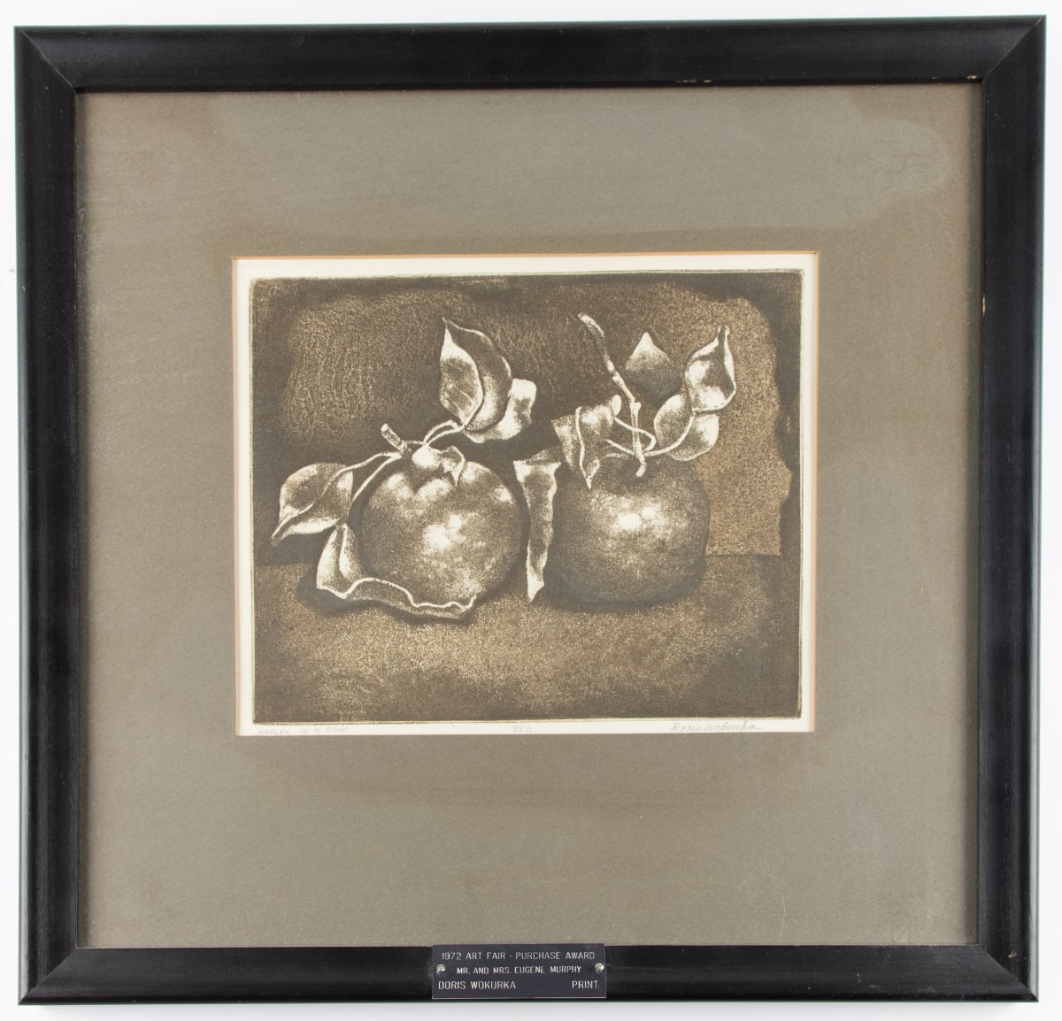 Apples in a Row by Doris Wokurka  Image: Doris Wokurka, Apples in a Row, 1972