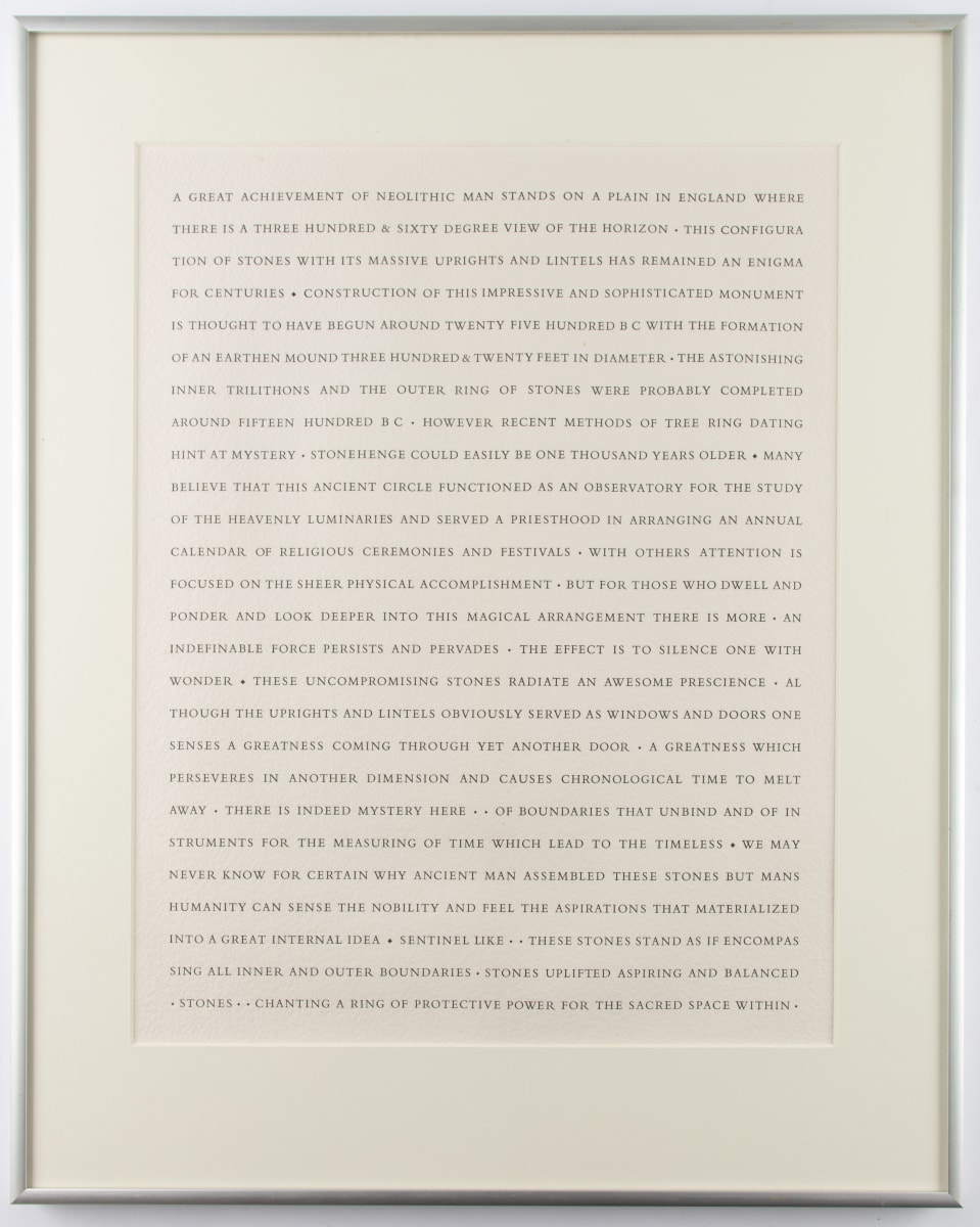 Stonehenge by Paul Caponigro 