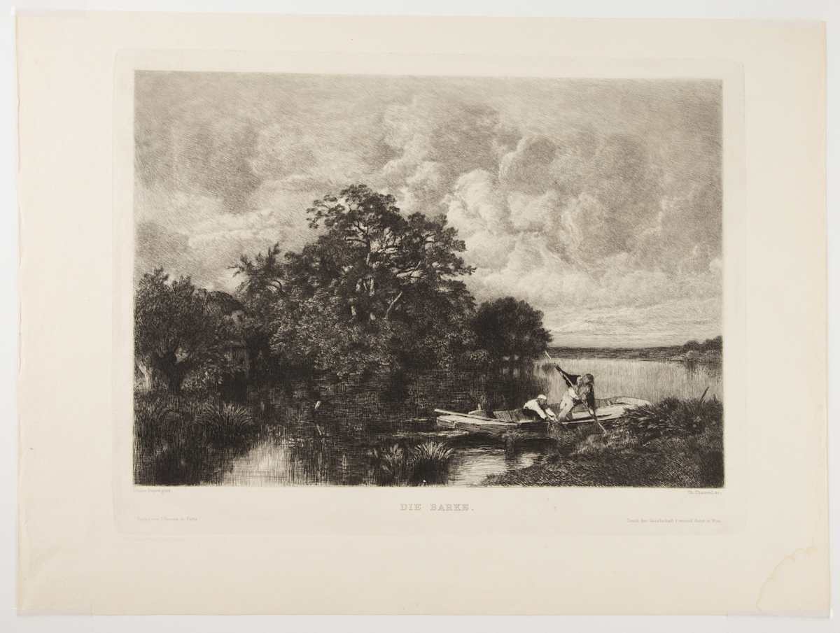 Die Barke (Une barque) by Theophile-Narcisse Chauvel, Image 2.
