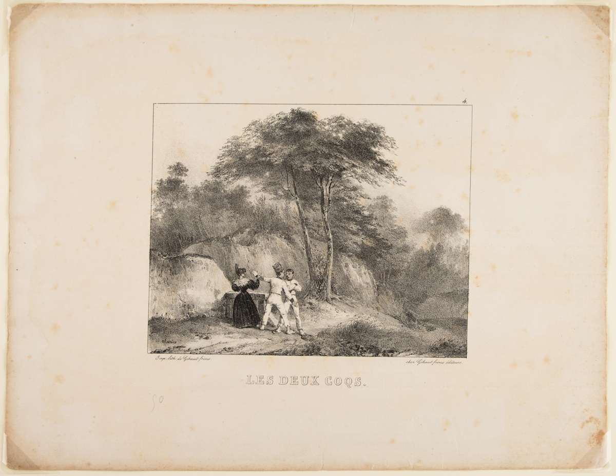 Les Deux Cogs by Nicolas Toussaint Charlet, Image 2.