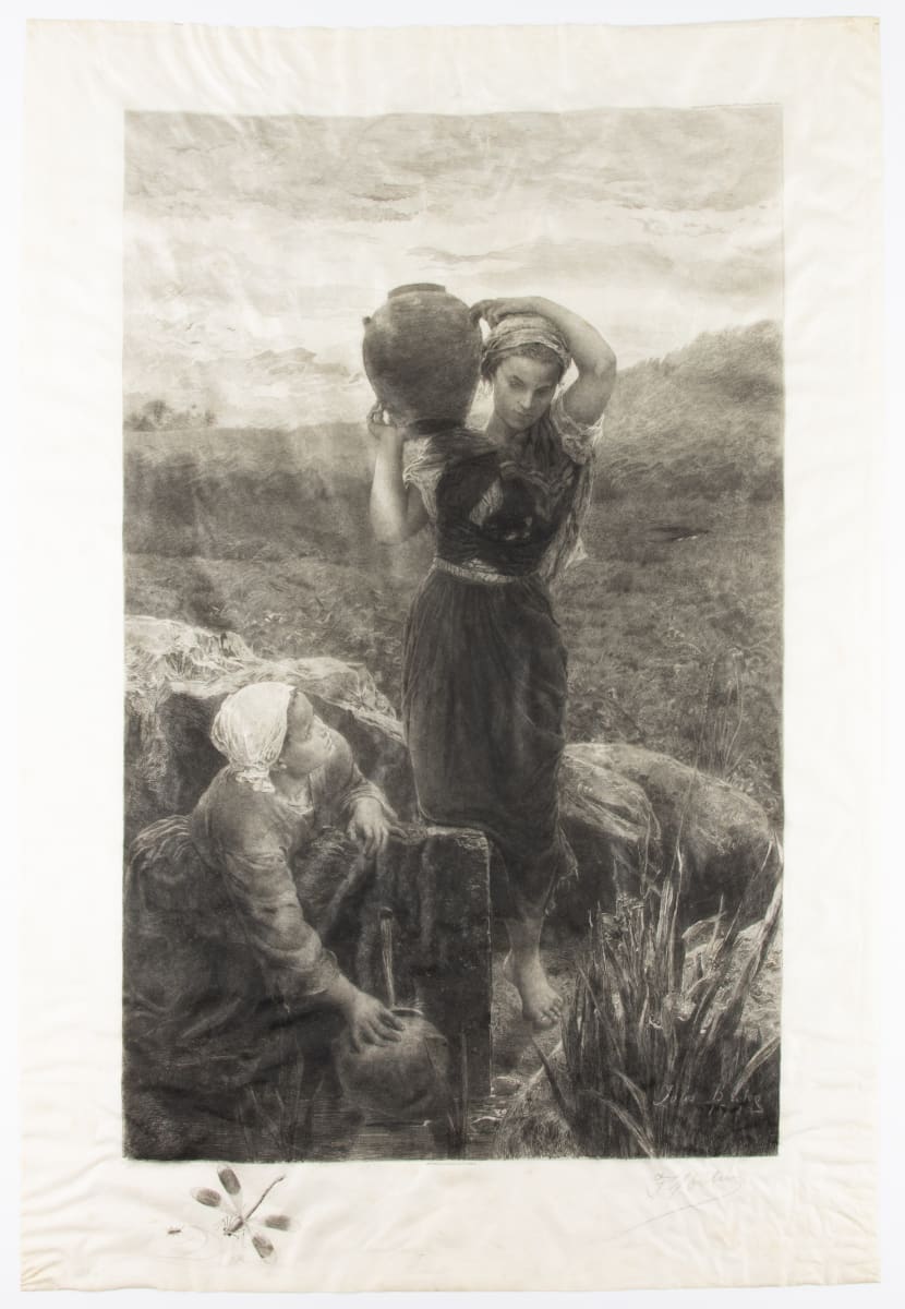 Two Women Drawing Water by Unknown  Image: Unknown, Two Women Drawing Water, 1880