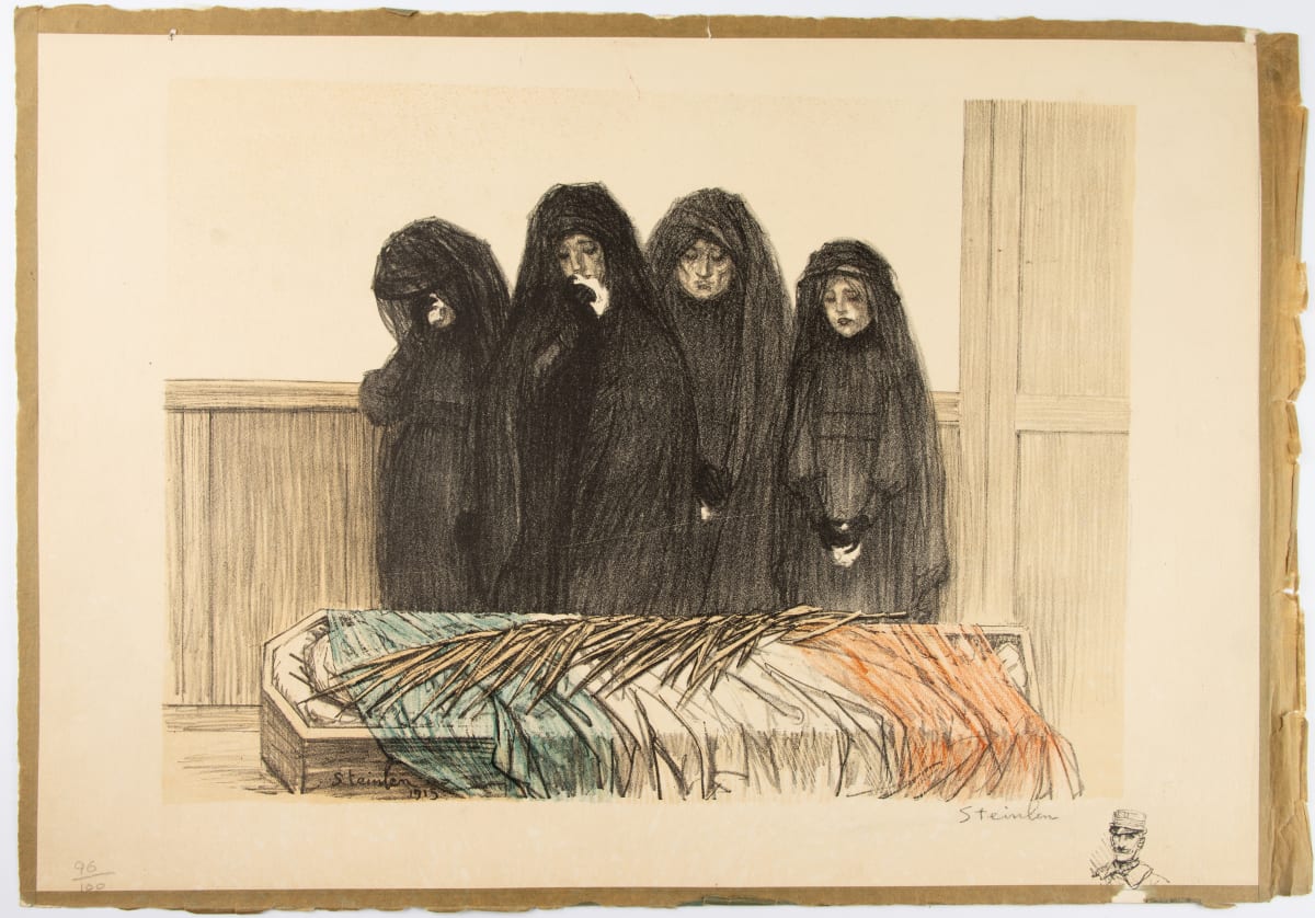Le Deuil by Theophile-Alexandre Steinlen  Image: Theophile-Alexandre Steinlen, Le Deuil, 1915