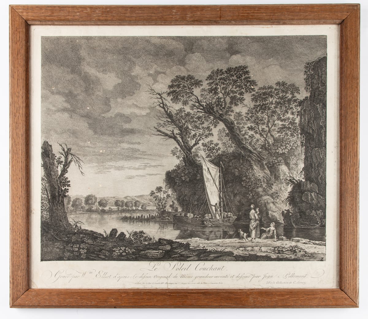 Le Soleil Couchant by William Elliot  Image: William Elliot -After Jean Pillement, Le Soleil Couchant, 1755