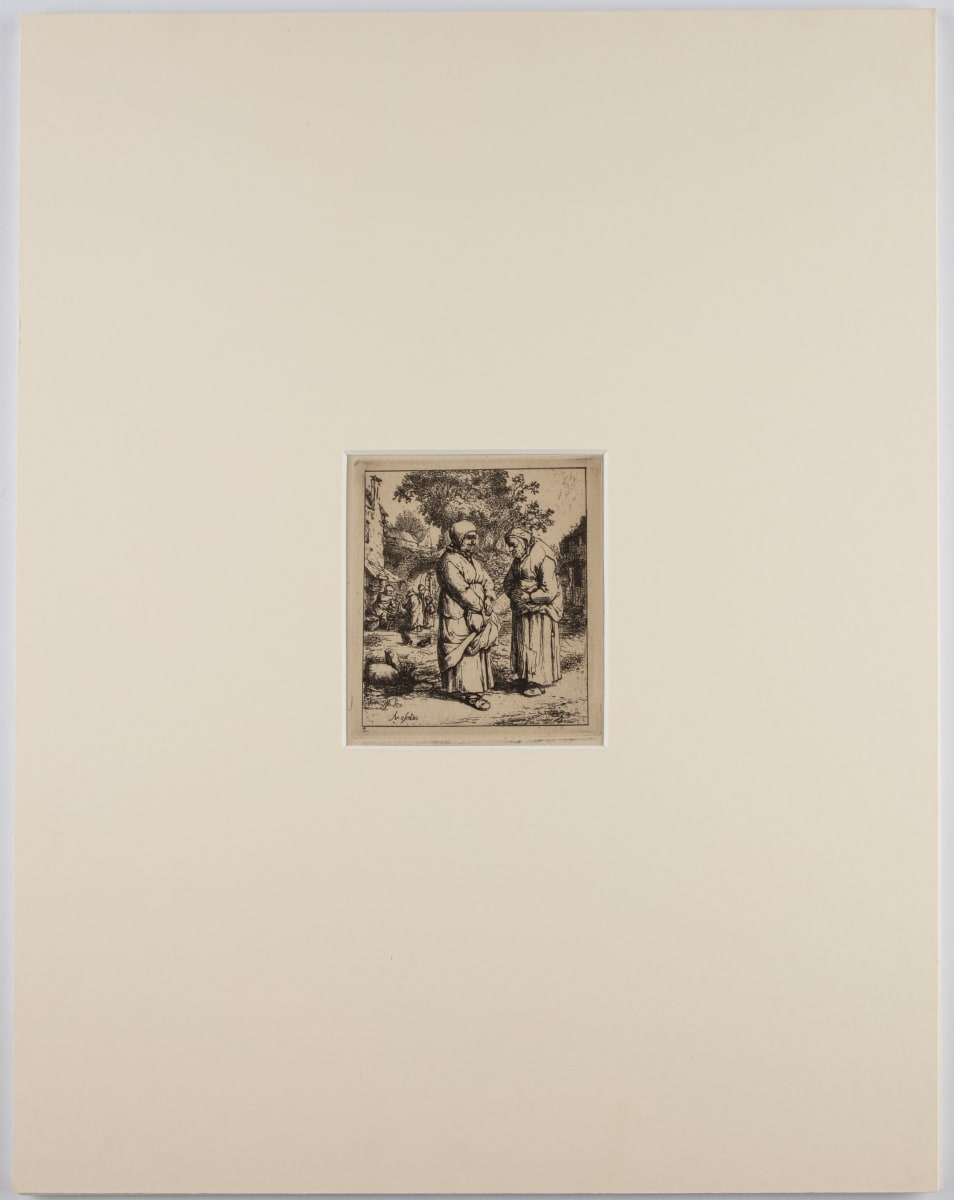 La Discussion (The Discussion) by Adriaen van Ostade  Image: Adriaen van Ostade, La Discussion (The Discussion), 1675 (restrike 1880)