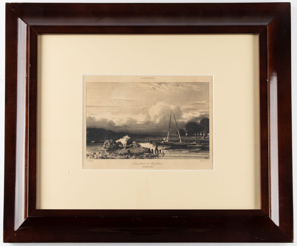 Vue Prise en Angleterre (View in England) by Jules Dupre  Image: Jules Dupre, Vue Prise en Angleterre (View in England), 1836