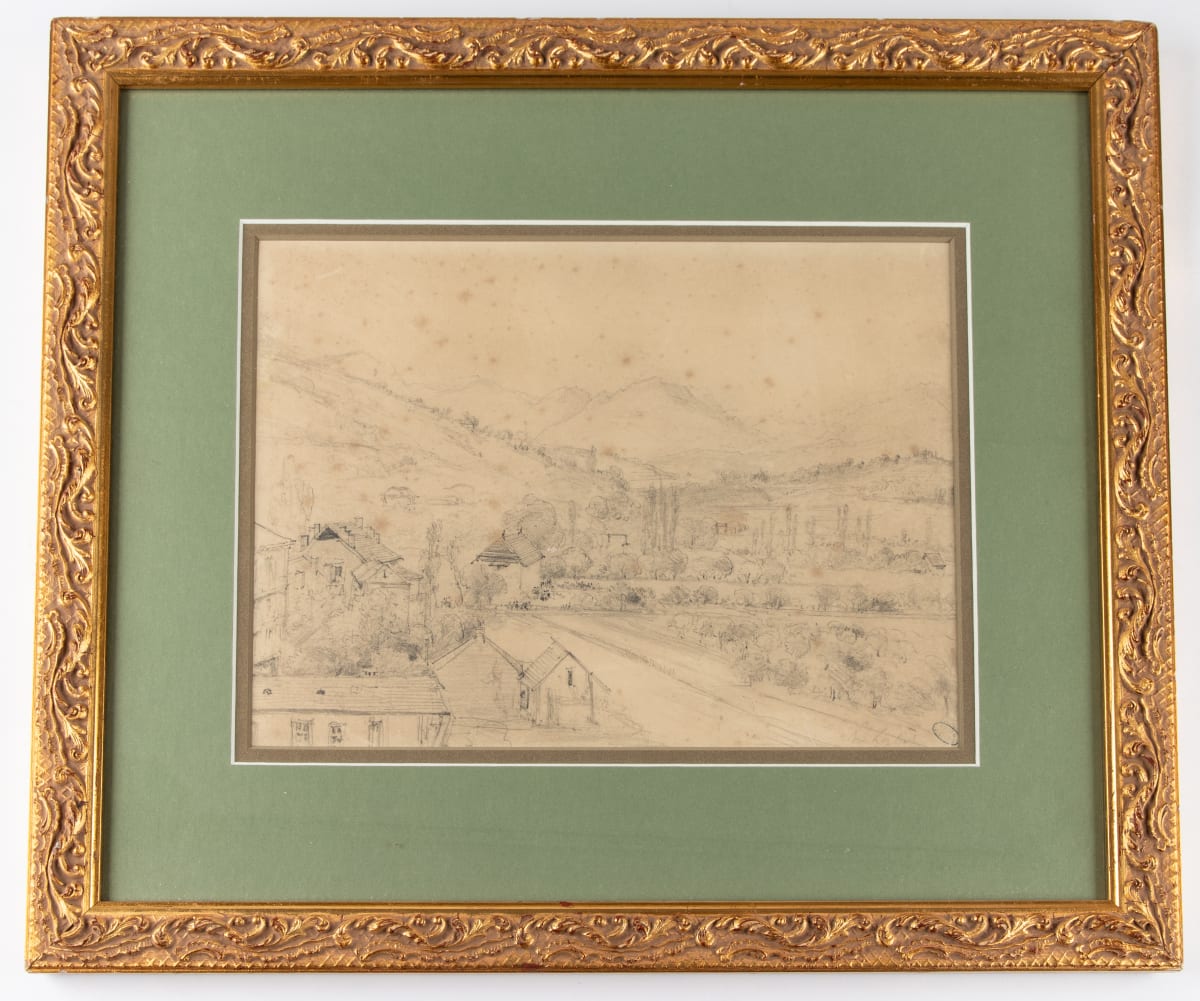 Village in the Mountains by Pierre-Justin Ouvrie  Image: Pierre-Justin Ouvrie, Village in the Mountains, c. 19th century