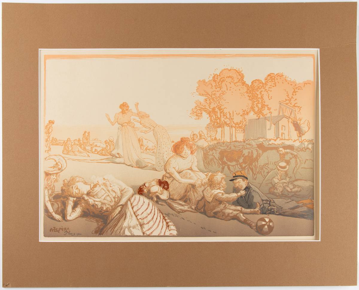 Bucolique Moderne by Auguste-Louis Lepere, Image 3.