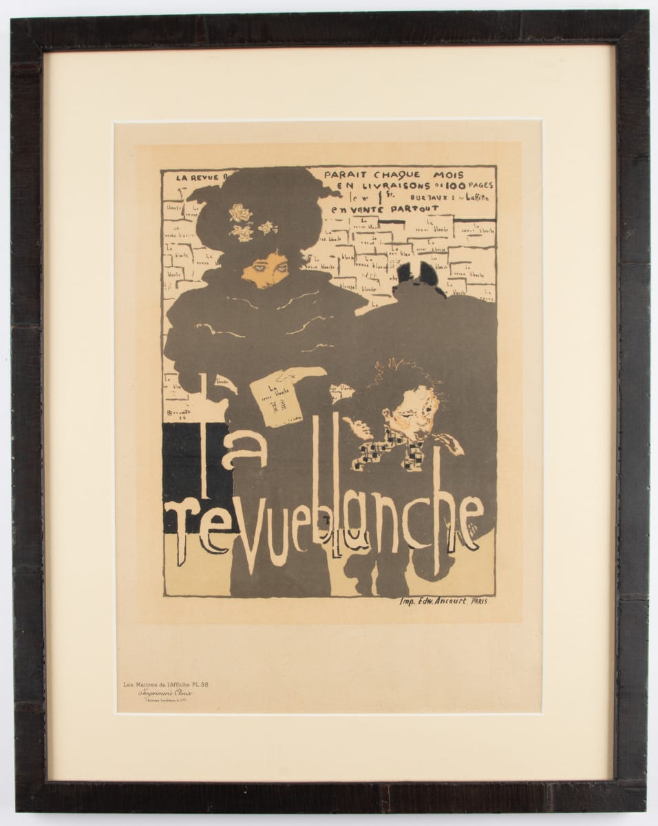 La Revue Blanche by Pierre Bonnard  Image: Pierre Bonnard, La Revue Blanche, 1896