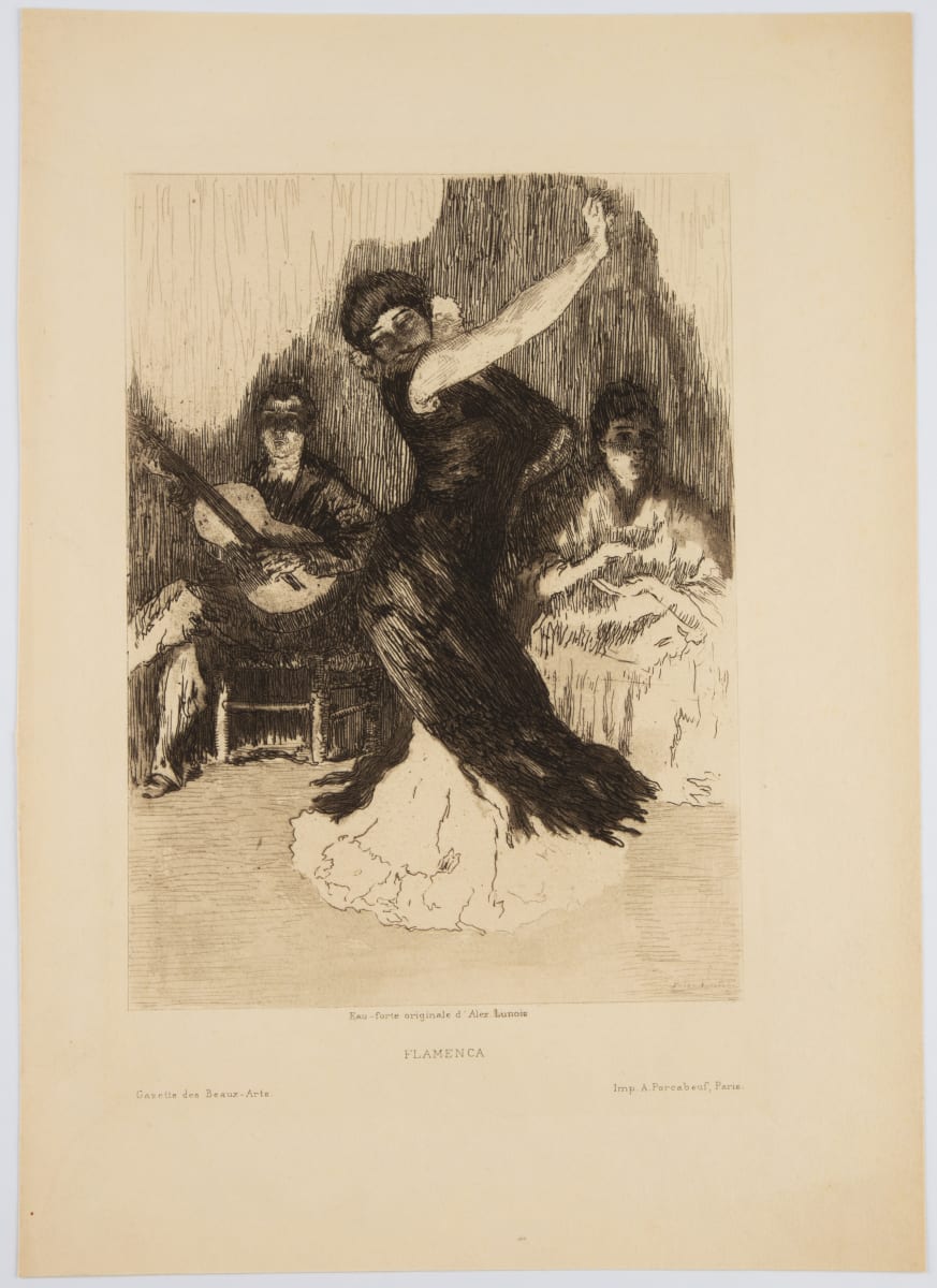 Flamenca by Alexandre Lunois  Image: Alexandre Lunois, Flamenca, 1912