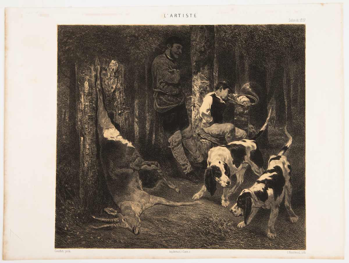 Chasse a Courre by Celestin Nanteuil, Image 1.