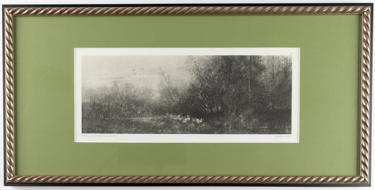 Le bord du ruisseau (Banks of the Stream) by Karl Bodmer  Image: Karl Bodmer, Le bord du ruisseau (Banks of the Stream), 19th century