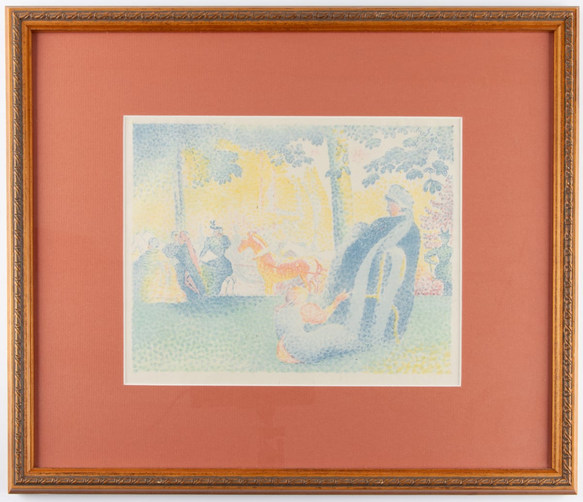 Aux Champs-Elysees (On the Champs-Elysees) by Henri-Edmond Cross  Image: Henri-Edmond Cross, Aux Champs-Elysees (On the Champs-Elysees), 1898