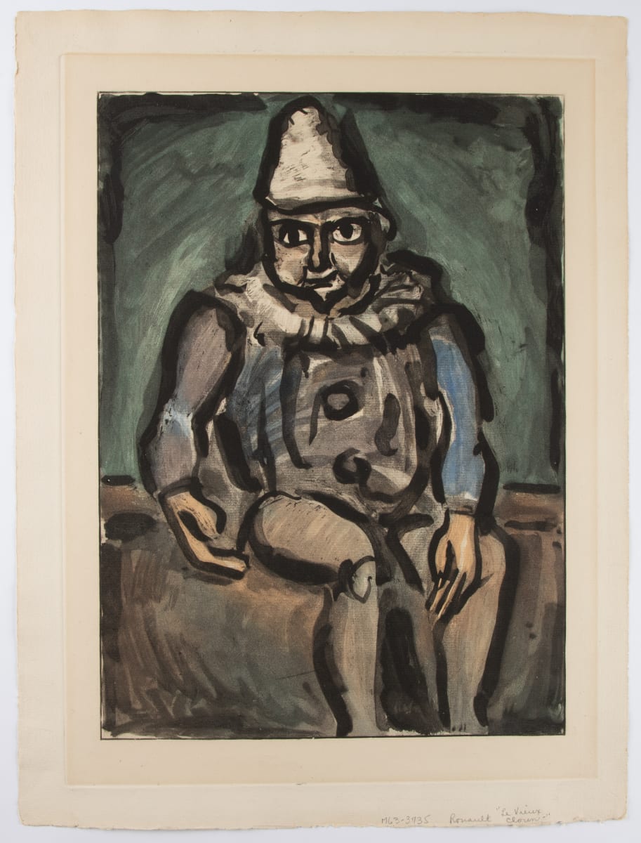 La Vieux Clown by Georges Rouault  Image: Georges Rouault, La Vieux Clown, c. 1932