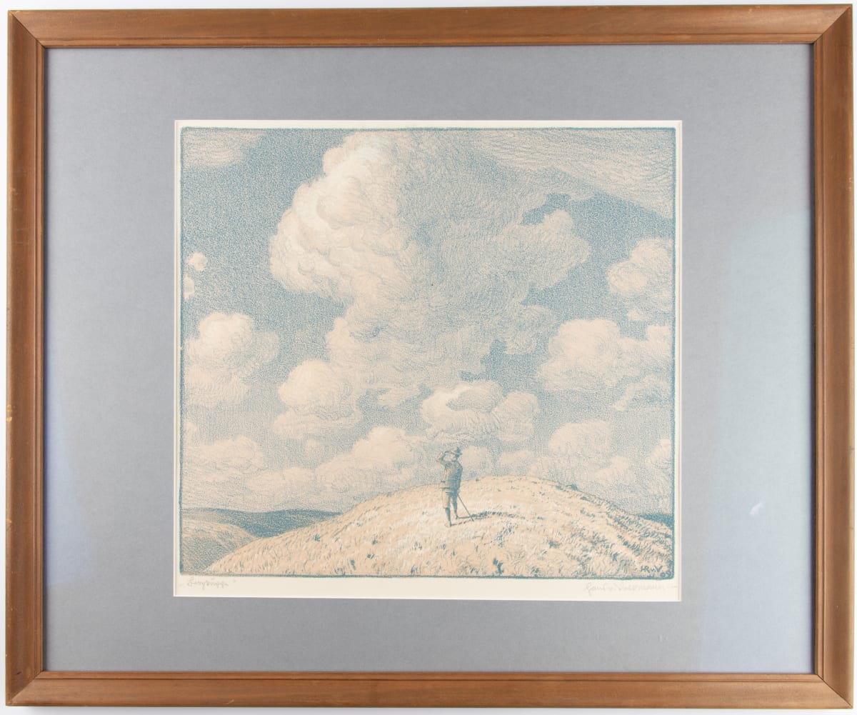 Bergkuppe (Hilltop) by Hans Richard von Volkmann  Image: Hans Richard von Volkmann, Bergkuppe (Hilltop), c. 19th century