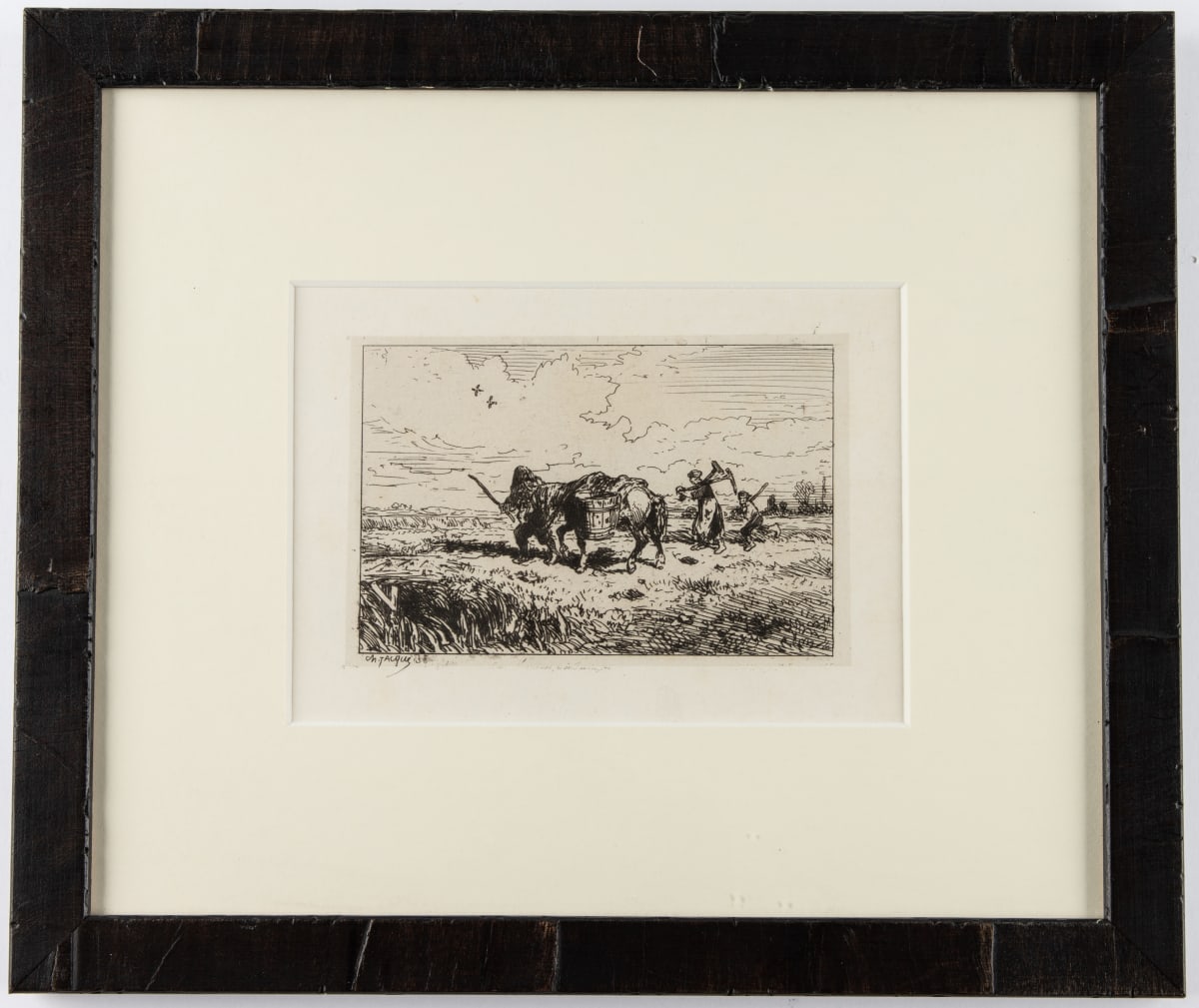 The Ox-Cart by Charles-Emile Jacque  Image: Charles-Emile Jacque, The Ox-Cart, c. 19th century