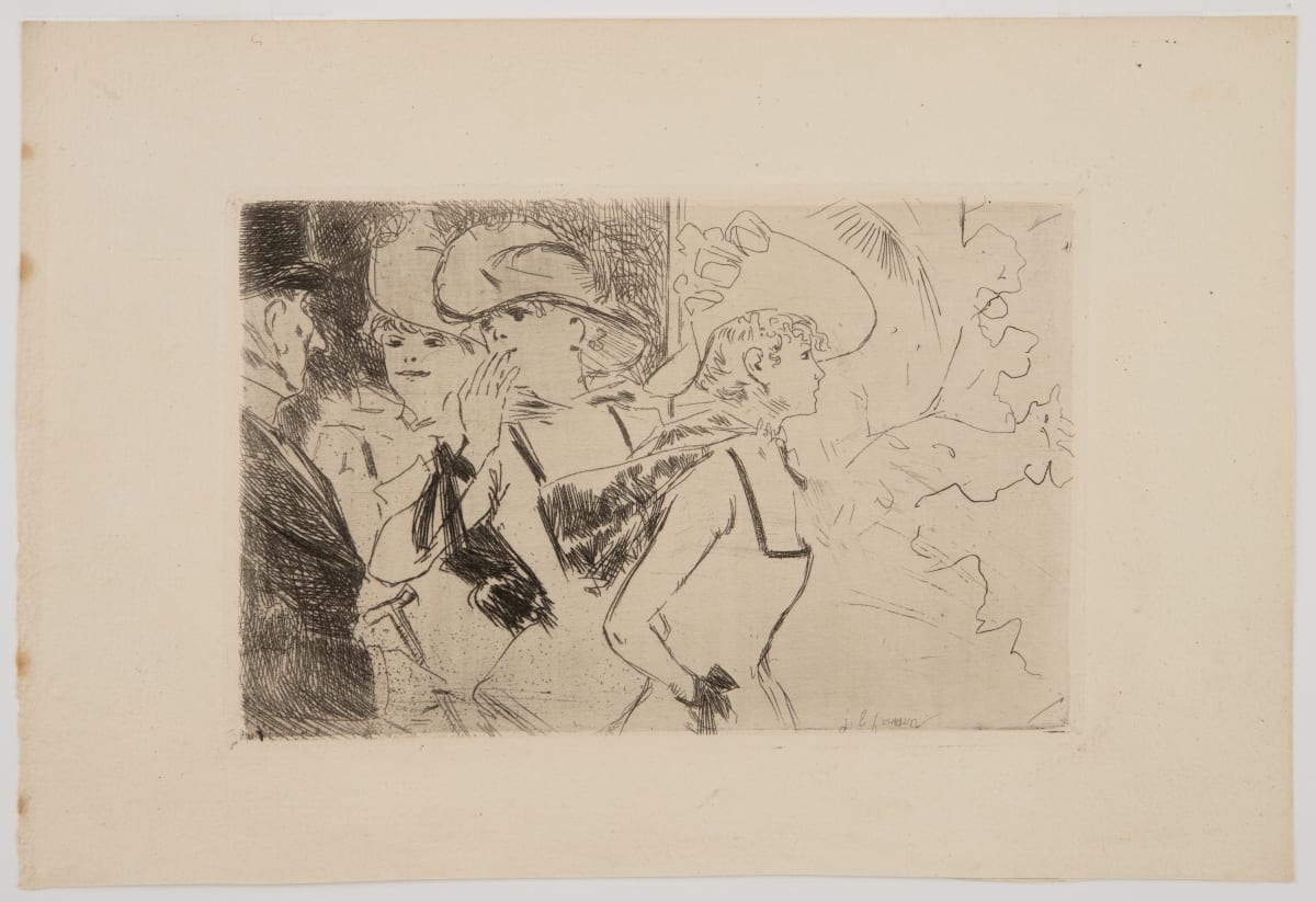 Les Folies-Bergere by Jean-Louis Forain  Image: Jean-Louis Forain, Les Folies-Bergere, 1880,