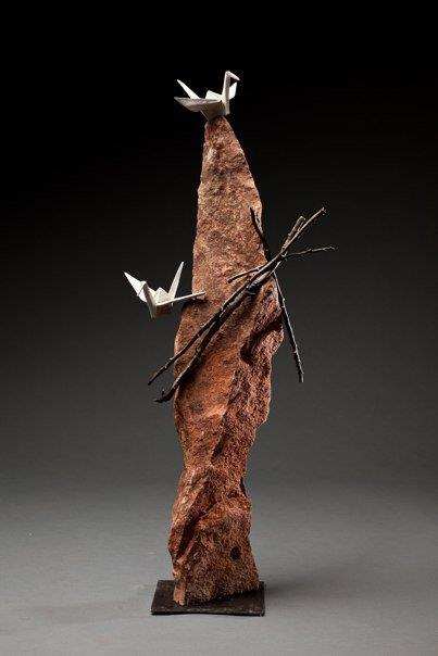 Nesting Cranes SOLD OUT by Kevin Box Studio, Image 1.
