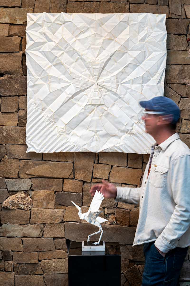 Dancing Crane Unfolded, opus 460 by Kevin Box Studio 