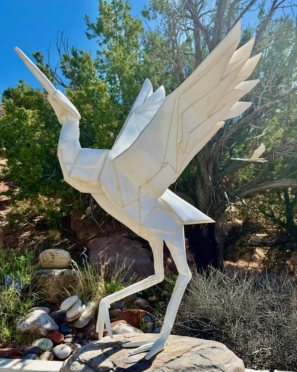 Dancing Crane by Kevin Box Studio  Image: Dancing Crane - monument