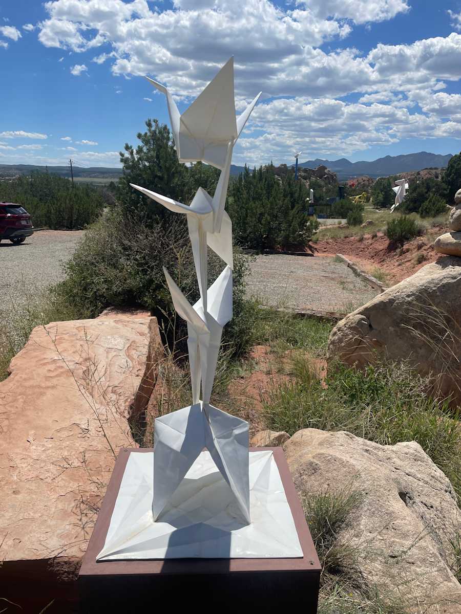 Crane Unfolding garden size by Kevin Box Studio 