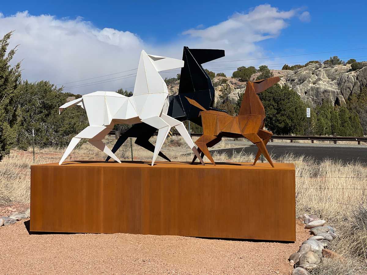 Iron Horses maquette by Kevin Box Studio 