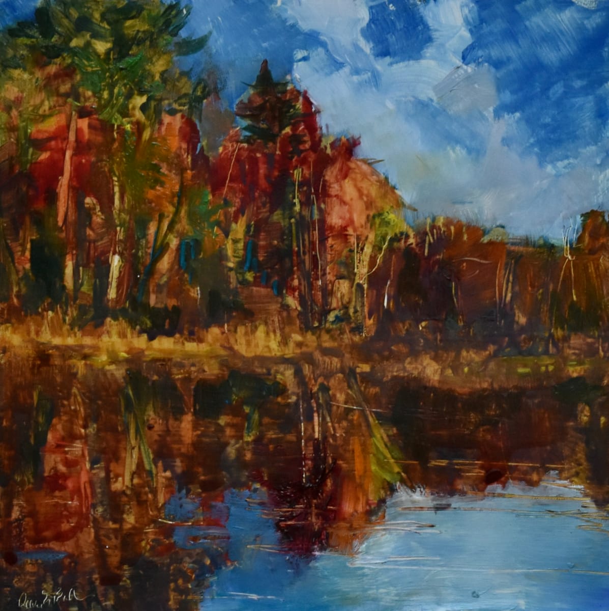 Fall at Suckfish brook by Deena S. Ball, Image 1.