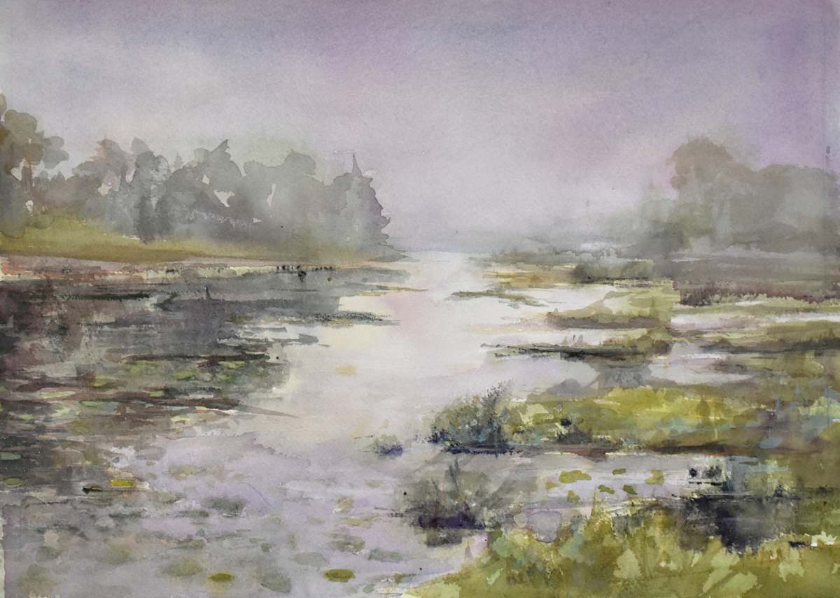 Fire Pond Fog by Deena S. Ball, Image 1.